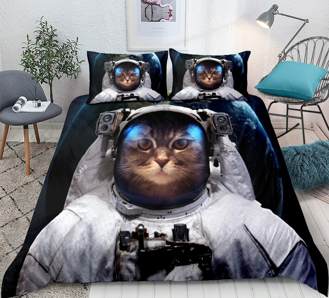 Star home textile bedroom supplies space animal three or four piece set