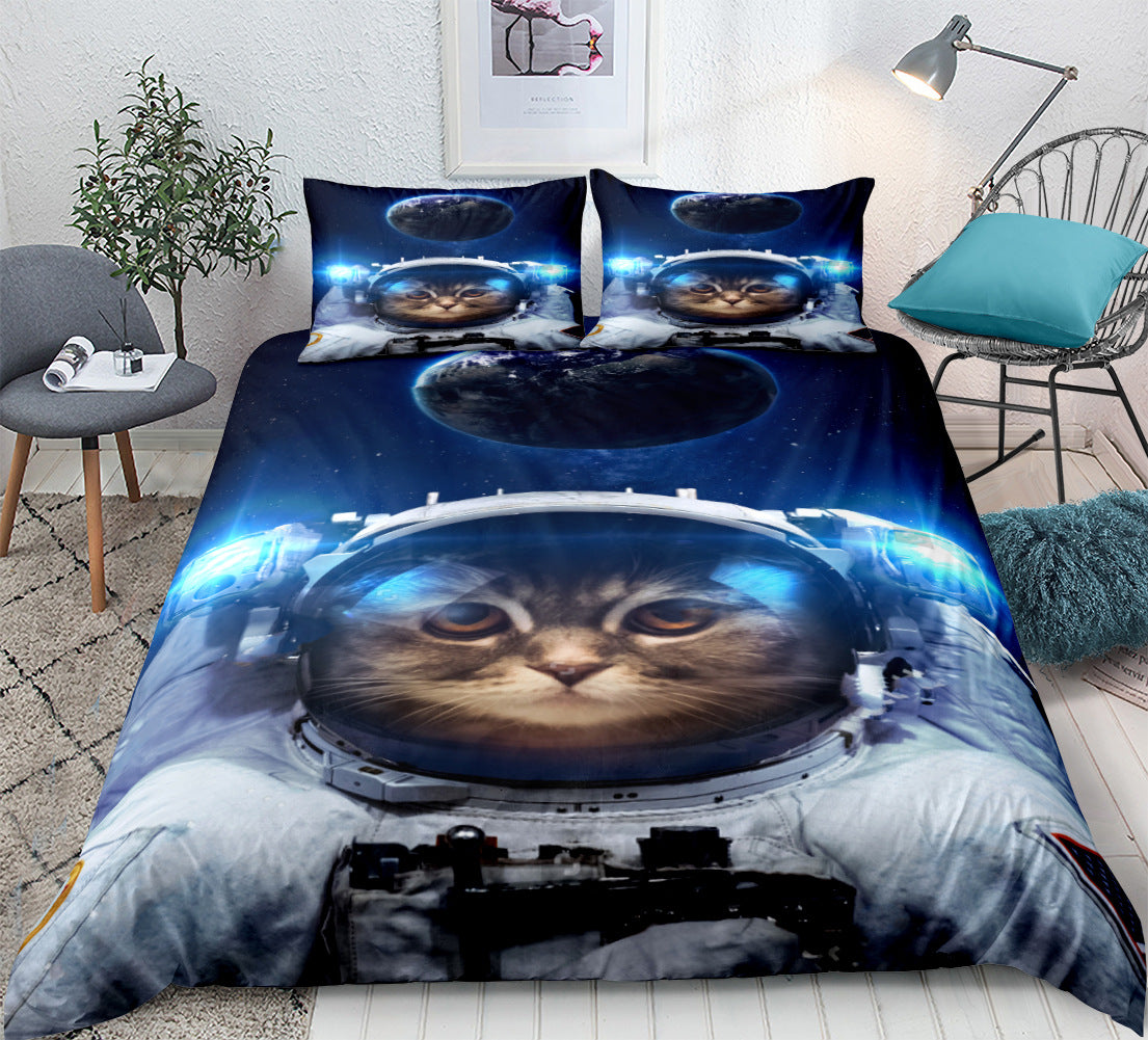Star home textile bedroom supplies space animal three or four piece set