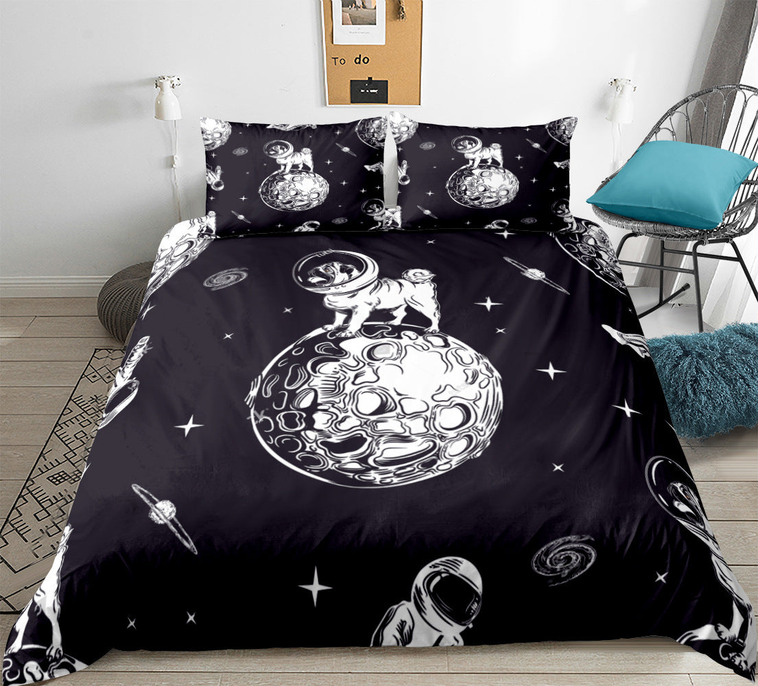 Star home textile bedroom supplies space animal three or four piece set