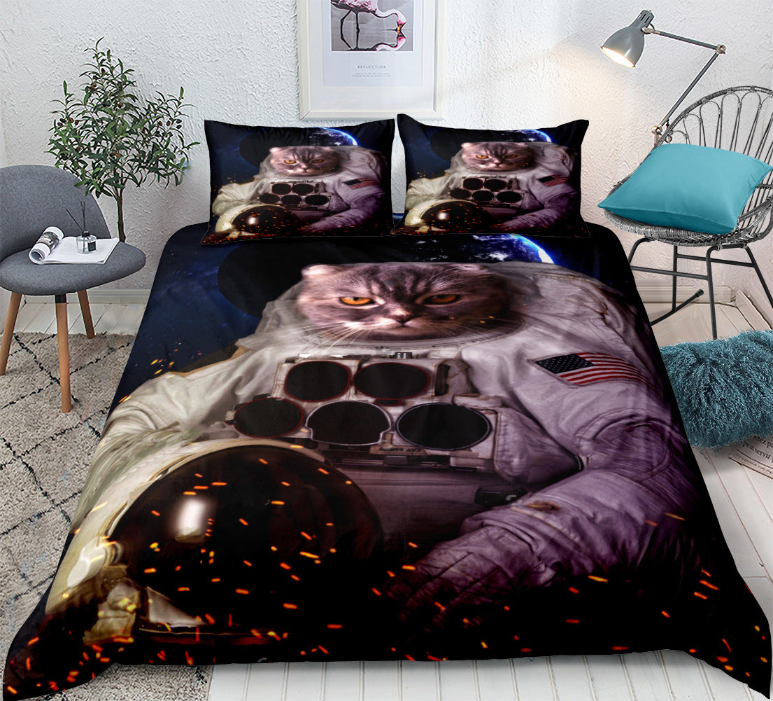 Star home textile bedroom supplies space animal three or four piece set