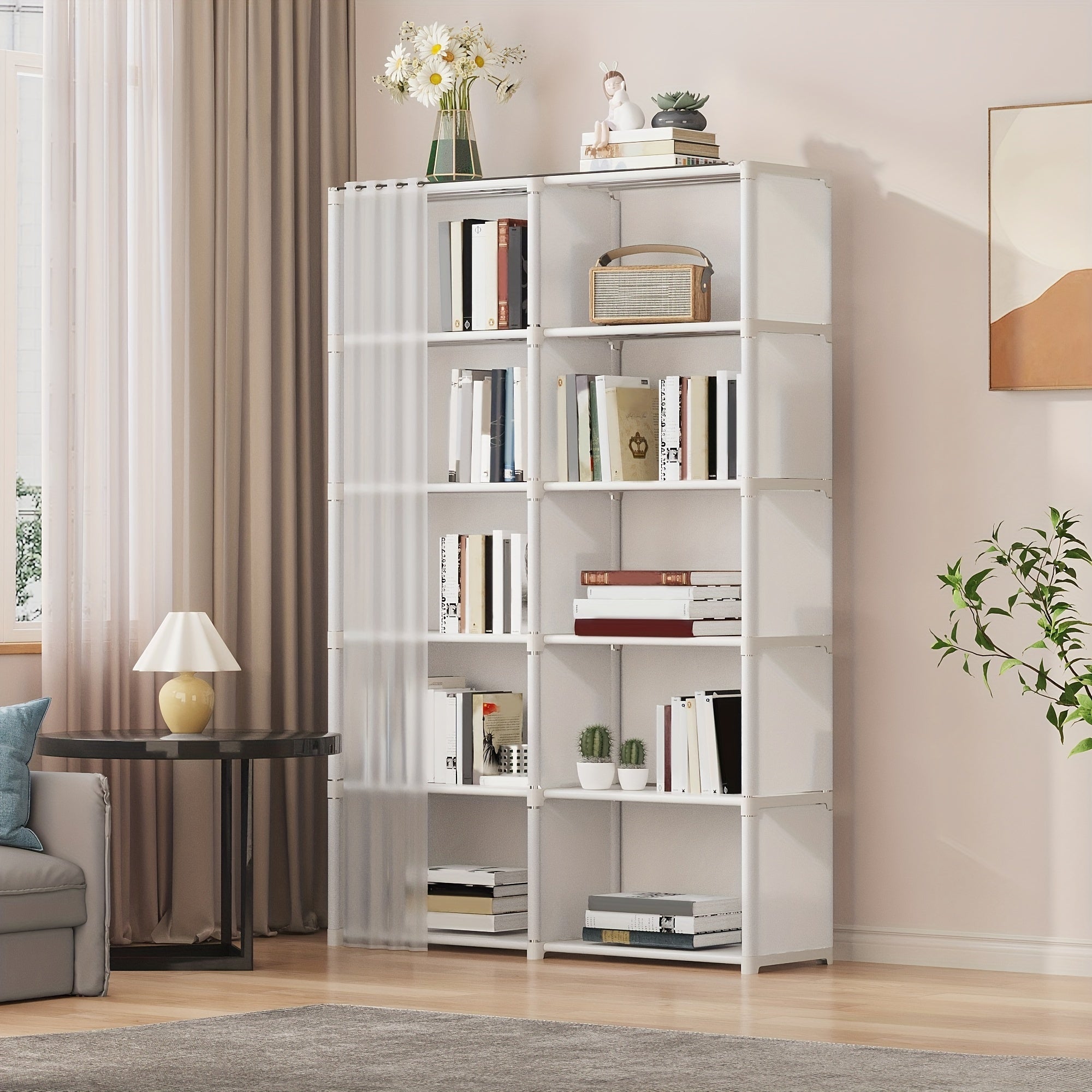 6-Tier Metal Storage Organizer for Office & Home
